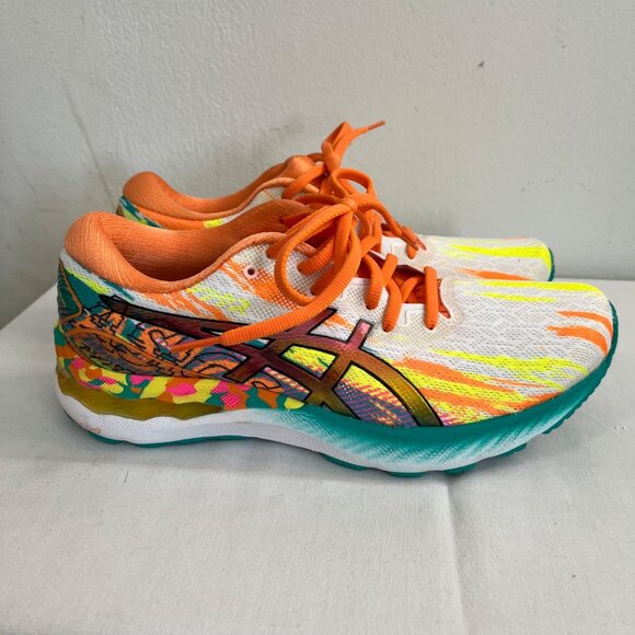 Asics Gel Nimbus 23 Running Shoes Sour Yuzu MSRP $150 Wmn's 8.5 1012B011-700 - Picture 12 of 12